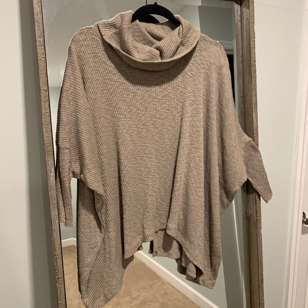 Free People cowl neck top